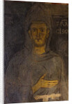 Saint Francis of Assisi (Detail of his oldest portrait), 13th century by Anonymous