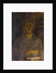 Saint Francis of Assisi (Detail of his oldest portrait), 13th century by Anonymous