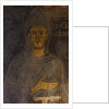 Saint Francis of Assisi (Detail of his oldest portrait), 13th century by Anonymous