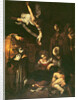 Nativity with St. Francis and St. Lawrence, 1609 by Michelangelo Caravaggio