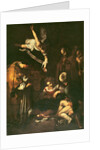 Nativity with St. Francis and St. Lawrence, 1609 by Michelangelo Caravaggio