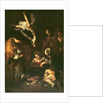 Nativity with St. Francis and St. Lawrence, 1609 by Michelangelo Caravaggio
