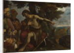 Saint John the Baptist preaching in the Wilderness, c. 1640 by Pier Francesco Mola
