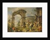 Cumaean Sibyl prophesied the Birth of Christ, 1743 by Giovanni Paolo Panini