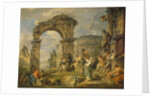 Cumaean Sibyl prophesied the Birth of Christ, 1743 by Giovanni Paolo Panini