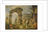 Cumaean Sibyl prophesied the Birth of Christ, 1743 by Giovanni Paolo Panini