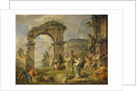 Cumaean Sibyl prophesied the Birth of Christ, 1743 by Giovanni Paolo Panini