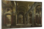 Interior of the Basilica of Saint Peter in Rome, before 1742 by Giovanni Paolo Panini
