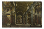 Interior of the Basilica of Saint Peter in Rome, before 1742 by Giovanni Paolo Panini