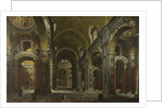 Interior of the Basilica of Saint Peter in Rome, before 1742 by Giovanni Paolo Panini