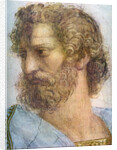 Aristotle. Stanza della Segnatura. The School of Athens (Detail) by Raphael