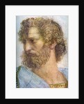 Aristotle. Stanza della Segnatura. The School of Athens (Detail) by Raphael