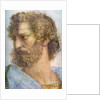 Aristotle. Stanza della Segnatura. The School of Athens (Detail) by Raphael