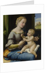 The Madonna of the Pinks (La Madonna dei Garofani), ca 1506-1507 by Raphael