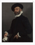 Portrait of a Man holding a Letter (LAvvocato), c. 1570 by Giovan Battista Moroni