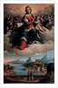 Madonna and Child in glory with the saints Anthony of Padua and Francis, 1530 by Benvenuto Tisi da Garofalo