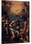 The Baptism of Christ, 1585-1590 by Ippolito Scarsellino