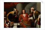Der Zinsgroschen, 1630s by Bernardo Strozzi