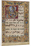 The Gradual. Initial R: The Resurrection, c. 1500 by Antonio da Monza
