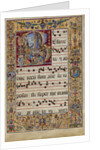 The Gradual. Initial R: The Resurrection, c. 1500 by Antonio da Monza