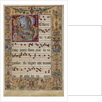 The Gradual. Initial R: The Resurrection, c. 1500 by Antonio da Monza