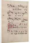 The Gradual. Initial P, c. 1500 by Antonio da Monza