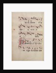 The Gradual. Initial P, c. 1500 by Antonio da Monza