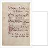 The Gradual. Initial P, c. 1500 by Antonio da Monza
