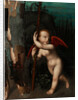 Cupid with a myrtle, before 1593 by Aurelio Luini