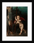 Cupid with a myrtle, before 1593 by Aurelio Luini