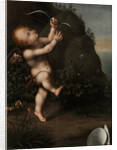 Cupid with a bow, before 1593 by Aurelio Luini