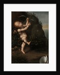 Cupid with a bow, before 1593 by Aurelio Luini