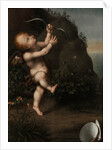 Cupid with a bow, before 1593 by Aurelio Luini