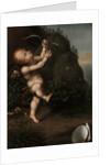 Cupid with a bow, before 1593 by Aurelio Luini