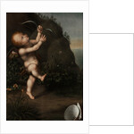 Cupid with a bow, before 1593 by Aurelio Luini