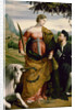 Saint Justina, Venerated by a Patron, ca 1530 by Moretto da Brescia