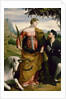 Saint Justina, Venerated by a Patron, ca 1530 by Moretto da Brescia