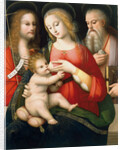 Madonna with Child and Saints John the Baptist and Jerome, Early 16th century by Andrea Piccinelli
