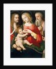 Madonna with Child and Saints John the Baptist and Jerome, Early 16th century by Andrea Piccinelli