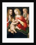Madonna with Child and Saints John the Baptist and Jerome, Early 16th century by Andrea Piccinelli