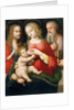 Madonna with Child and Saints John the Baptist and Jerome, Early 16th century by Andrea Piccinelli
