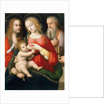 Madonna with Child and Saints John the Baptist and Jerome, Early 16th century by Andrea Piccinelli