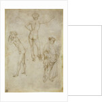 Two male figure studies and Saint Peter, 1430-1435 by Antonio Pisanello