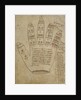 Guidonian hand with somization syllables, 16th century by Anonymous