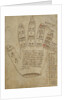 Guidonian hand with somization syllables, 16th century by Anonymous