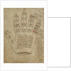Guidonian hand with somization syllables, 16th century by Anonymous