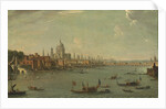 Four views of London: The Thames looking towards St. Pauls by Antonio Joli