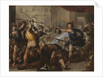 Perseus turning Phineas and his Followers to Stone, Early 1680s by Luca Giordano