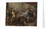 Perseus turning Phineas and his Followers to Stone, Early 1680s by Luca Giordano