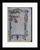 Portrait of Johannes Tinctoris (From Opus musices Joannis Tinctoris), 1483 by Nardo Rapicano